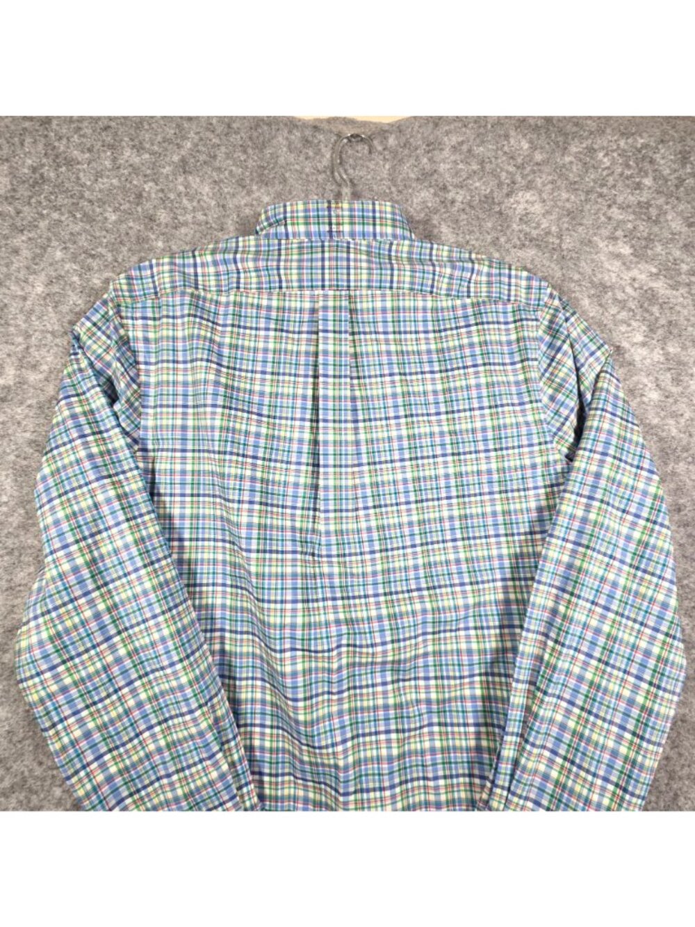 Ralph Lauren NWT Men’s Slim Fit Plaid Button Up Shirt Blue Size L - Picture 7 of 11
